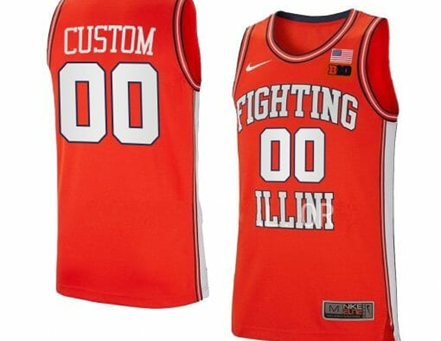 Show Your Fighting Illini Pride with Custom Illinois Basketball Jerseys