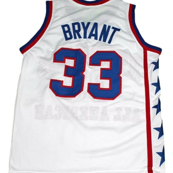 The Kobe Bryant #33 McDonald's All American Basketball Jersey