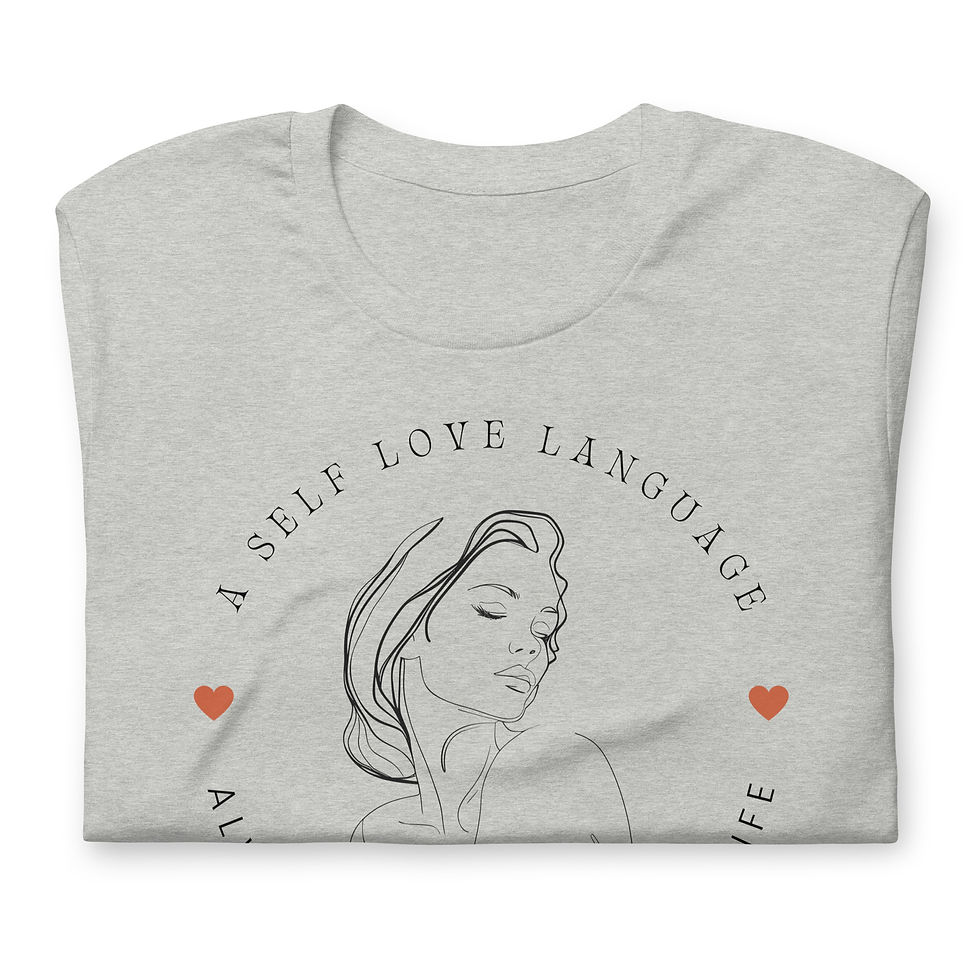 Thumbnail: A Self Love Language - Living my best life shirt