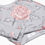 Thumbnail: Soft peach floral Recycled long-sleeve crop top | Conscious Collection
