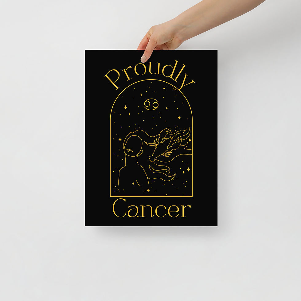Thumbnail: Cancer Minimalist Zodiac Edition Art Print