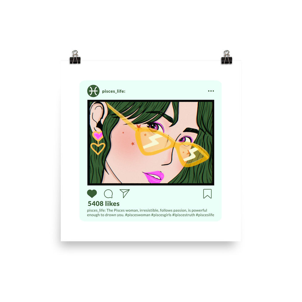 Thumbnail: Pisces Zodiac Poster