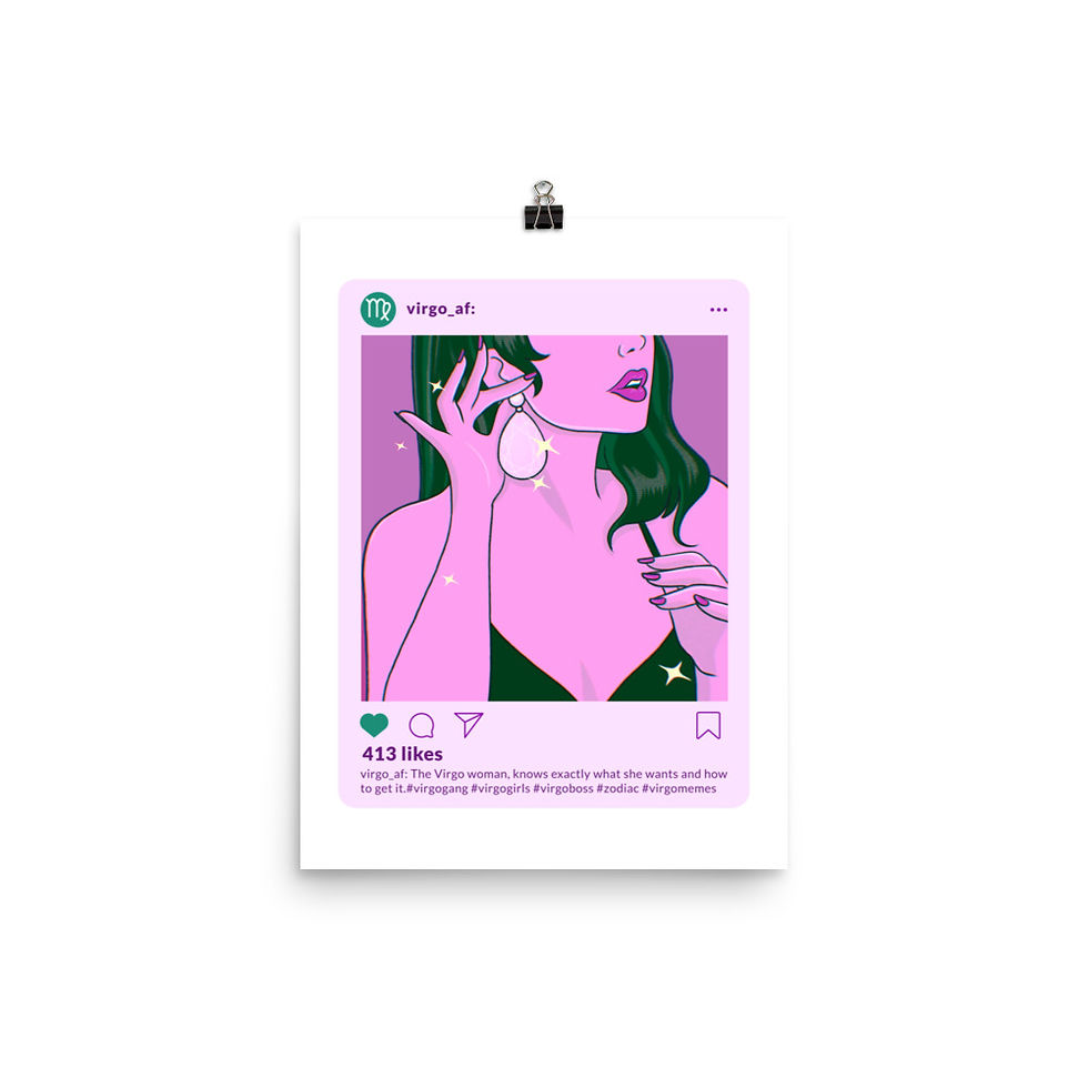 Thumbnail: Virgo Zodiac Poster