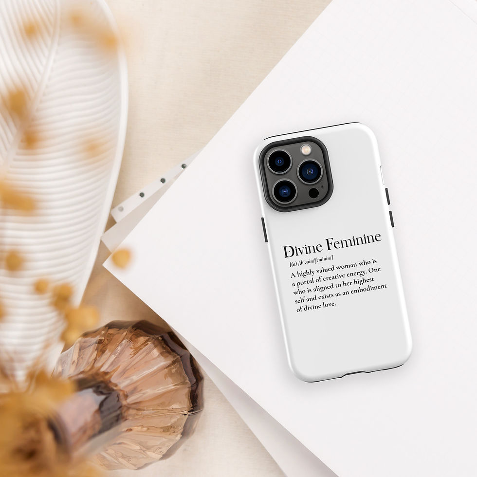 Thumbnail: Divine Feminine Definition Tough Case for iPhone®
