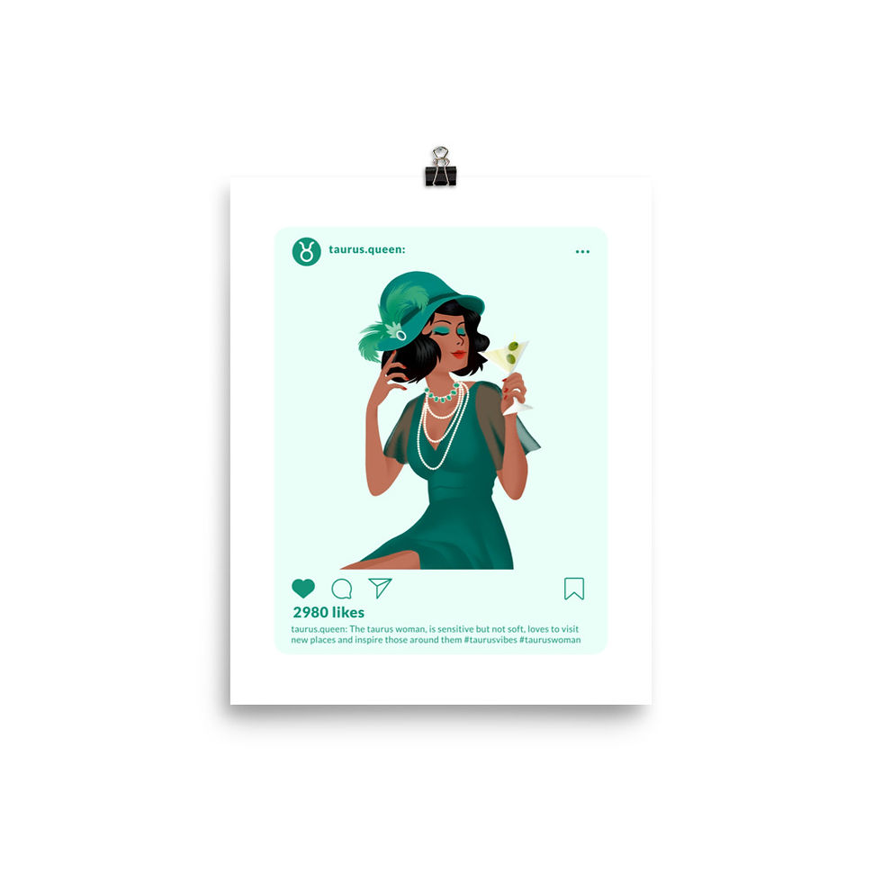 Thumbnail: Taurus Zodiac Poster