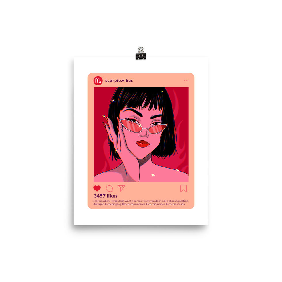Thumbnail: Scorpio Zodiac Poster