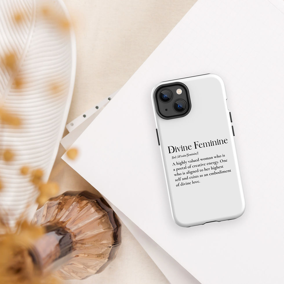 Thumbnail: Divine Feminine Definition Tough Case for iPhone®