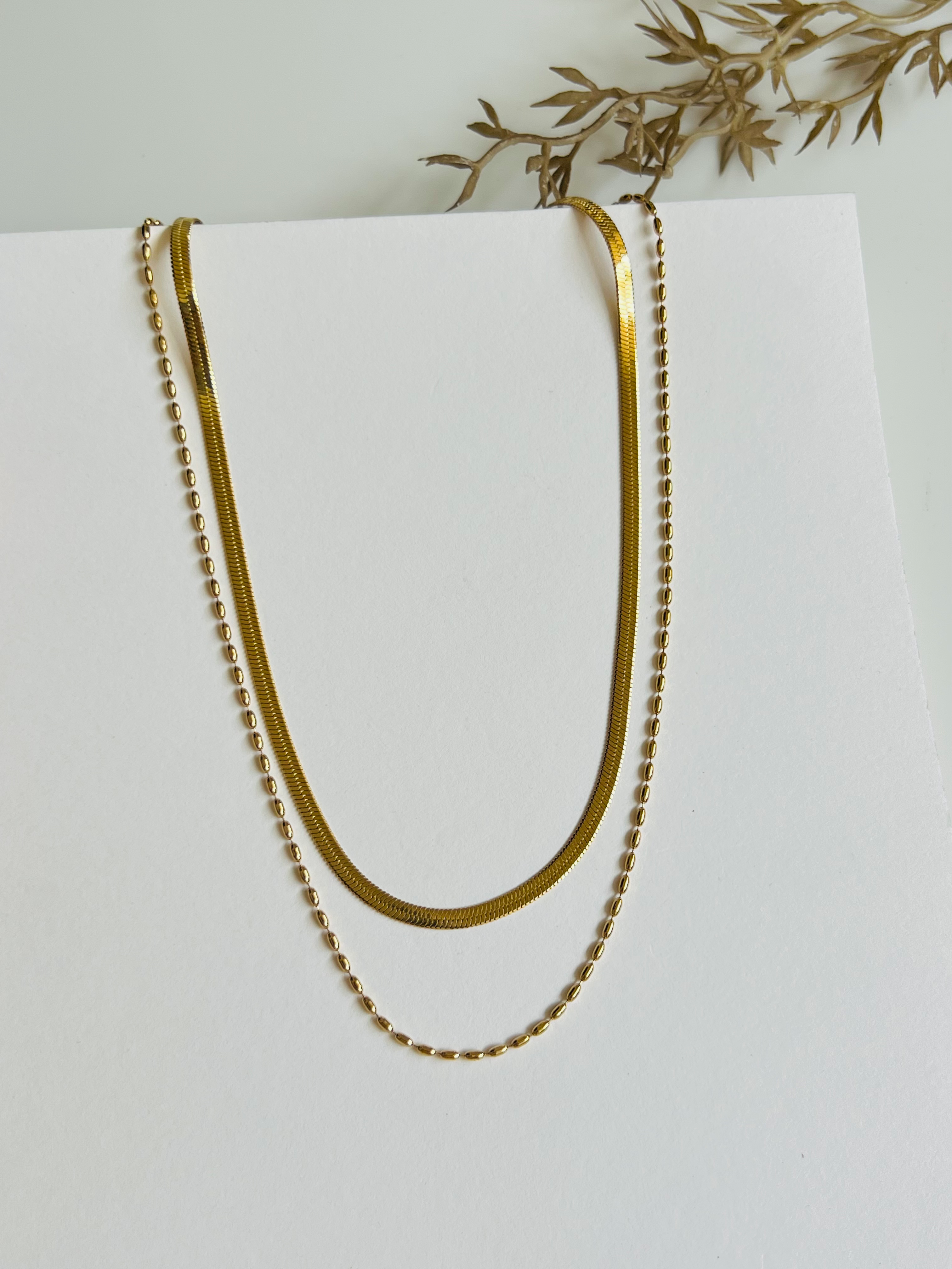 Palmonas layered necklace 