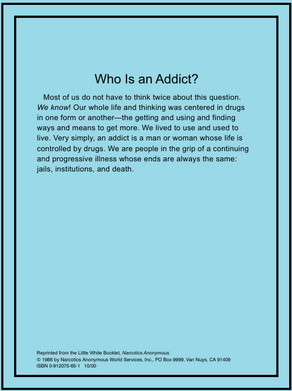 Who Is an Addict?