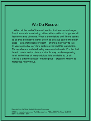 We do Recover