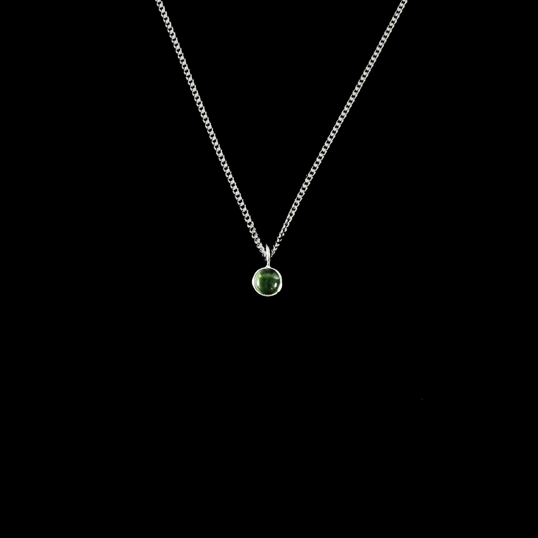 Kleiner Runder Jade Anhänger