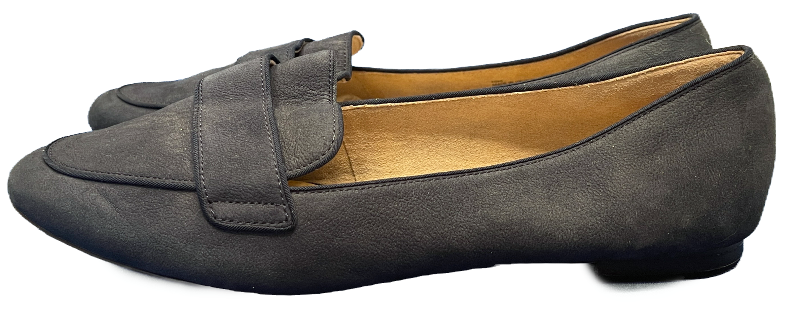 Talbots Navy Suede Penny Loafers - Women’s 10, photo 3