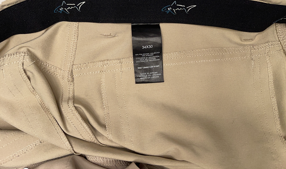 Thumbnail: Greg Norman Stretch Performance Golf Pants - Men’s 34 x 30, photo 3