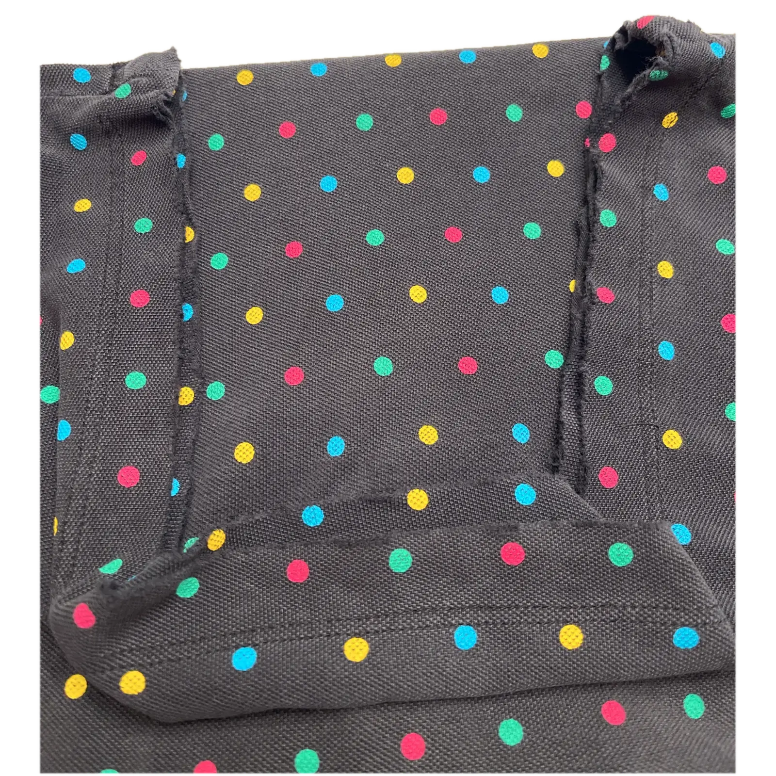 Kim Rogers Black Polka Dot Pique Polo - Women’s L