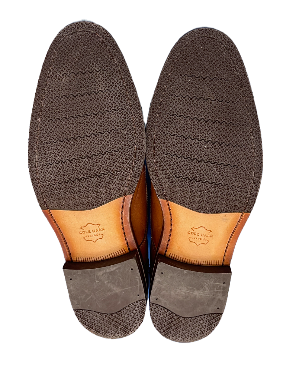 Thumbnail: Cole Haan Grand.OS Double Monk Strap Cap-Toe Shoes - Men’s 10, photo 4
