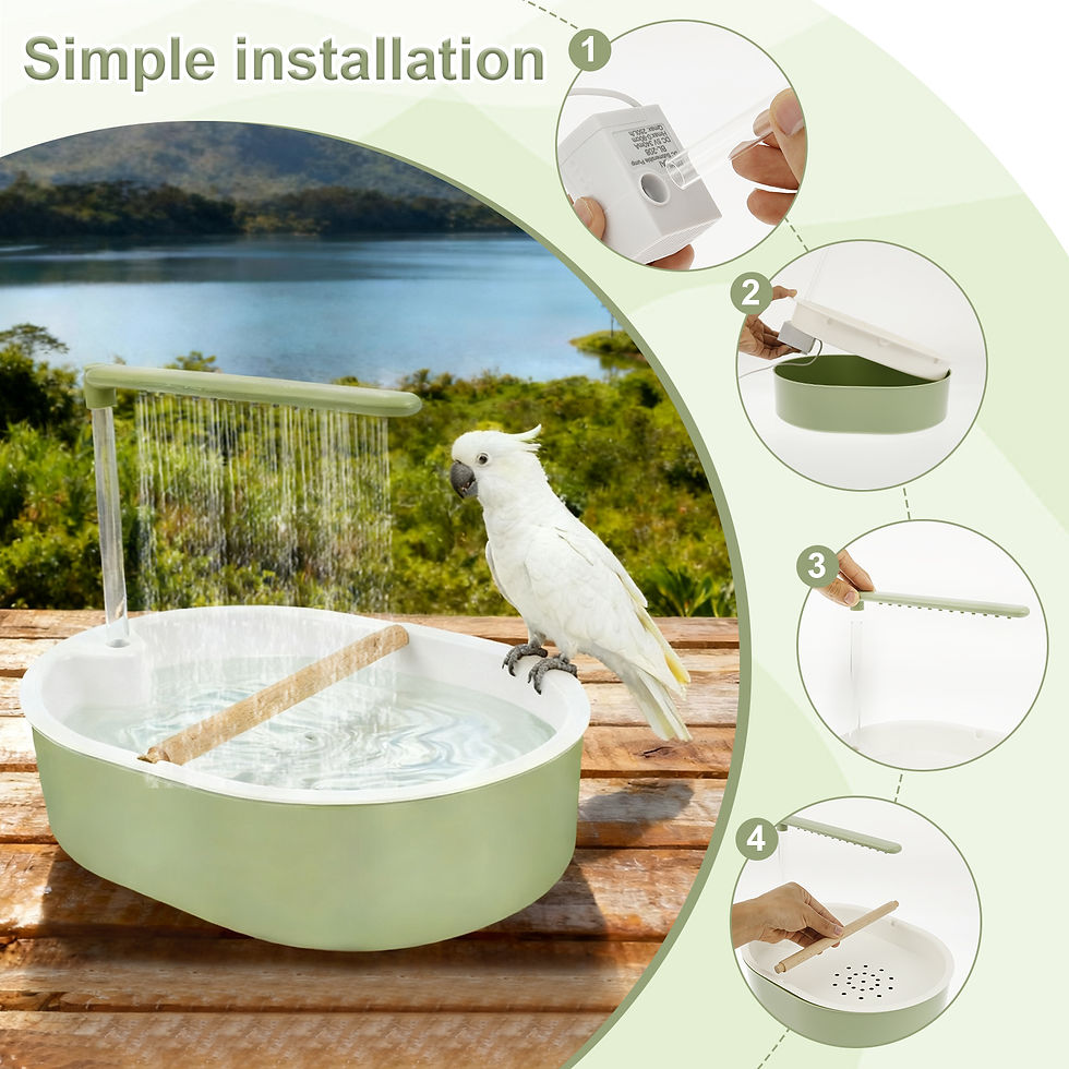 Thumbnail: Playvo RainShower™ Automatic Bird Bath & Fountain