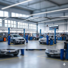 Werkstatthintergrund für BeDi Reinigung und DPF Reinigung