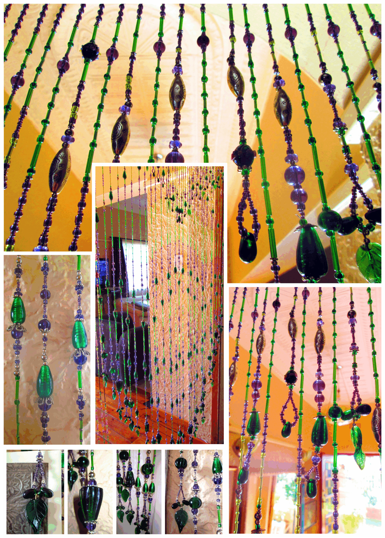 RAIN FOREST - Custom Beaded Curtain