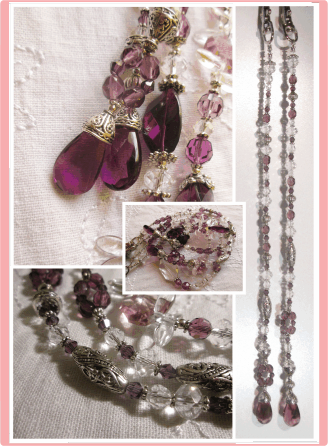 'Amethyst & Clear Light Catcher III'