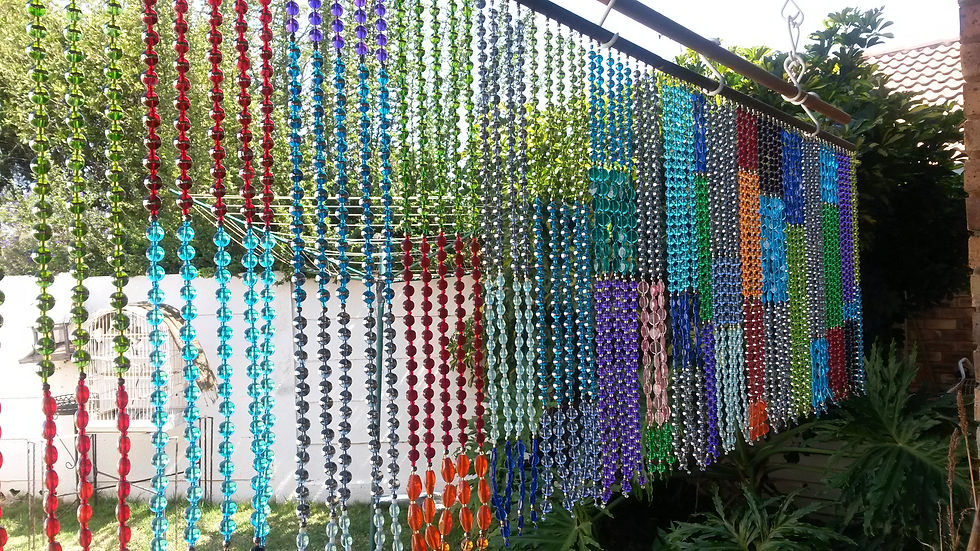 Mosaic Beaded Valance