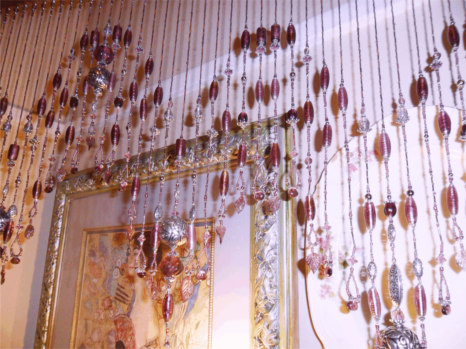 GARNET Custom Bead Valance/Curtain