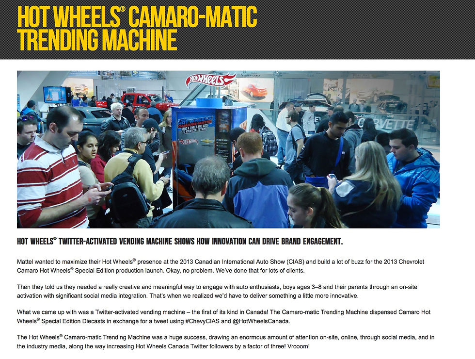 Case Study - Hot Wheels