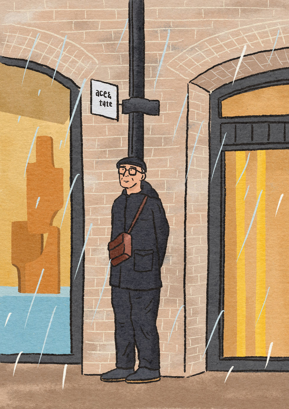 illustration of people in London