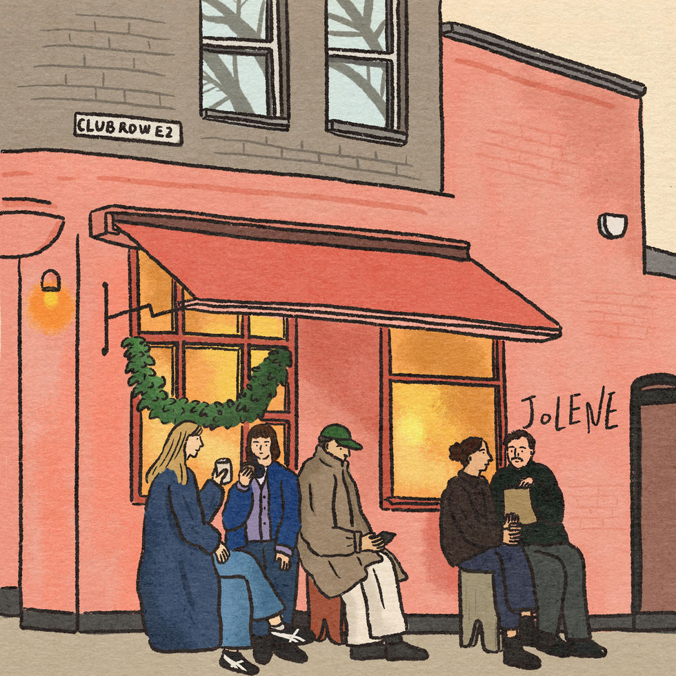 illustration of People in London