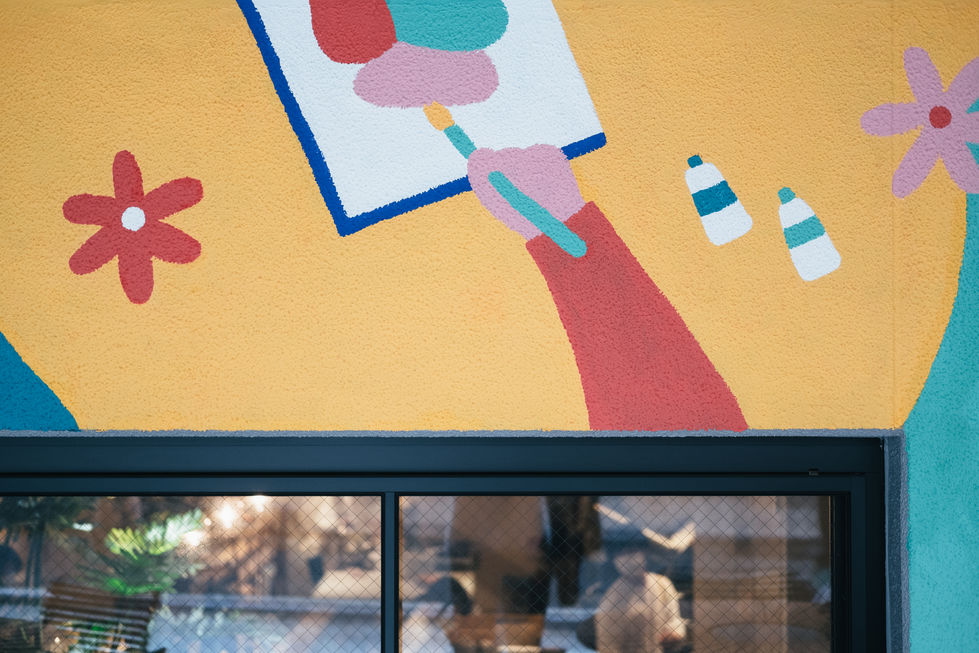 Mural Artwork for Art Hotel Shibuya, Tokyo