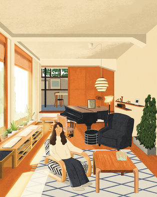 illustration of Aalto house