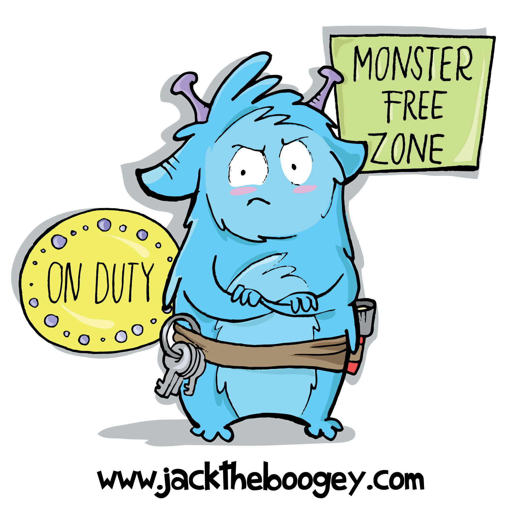 Monster Repellent Safety Sticket