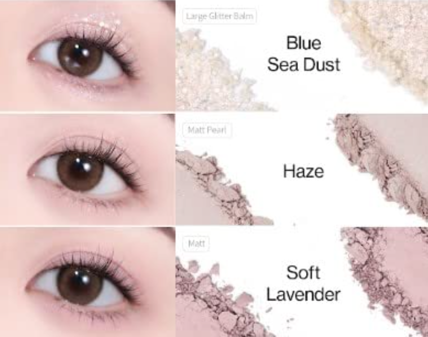 Miniatura: [Unleashia] Glitterpedia Eye Palette N°4 All of Lavender Fog