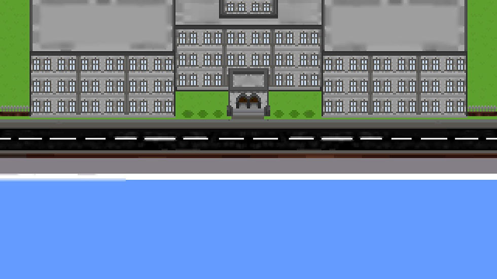 Initial External view of the Museum on the coastline of Dartt City