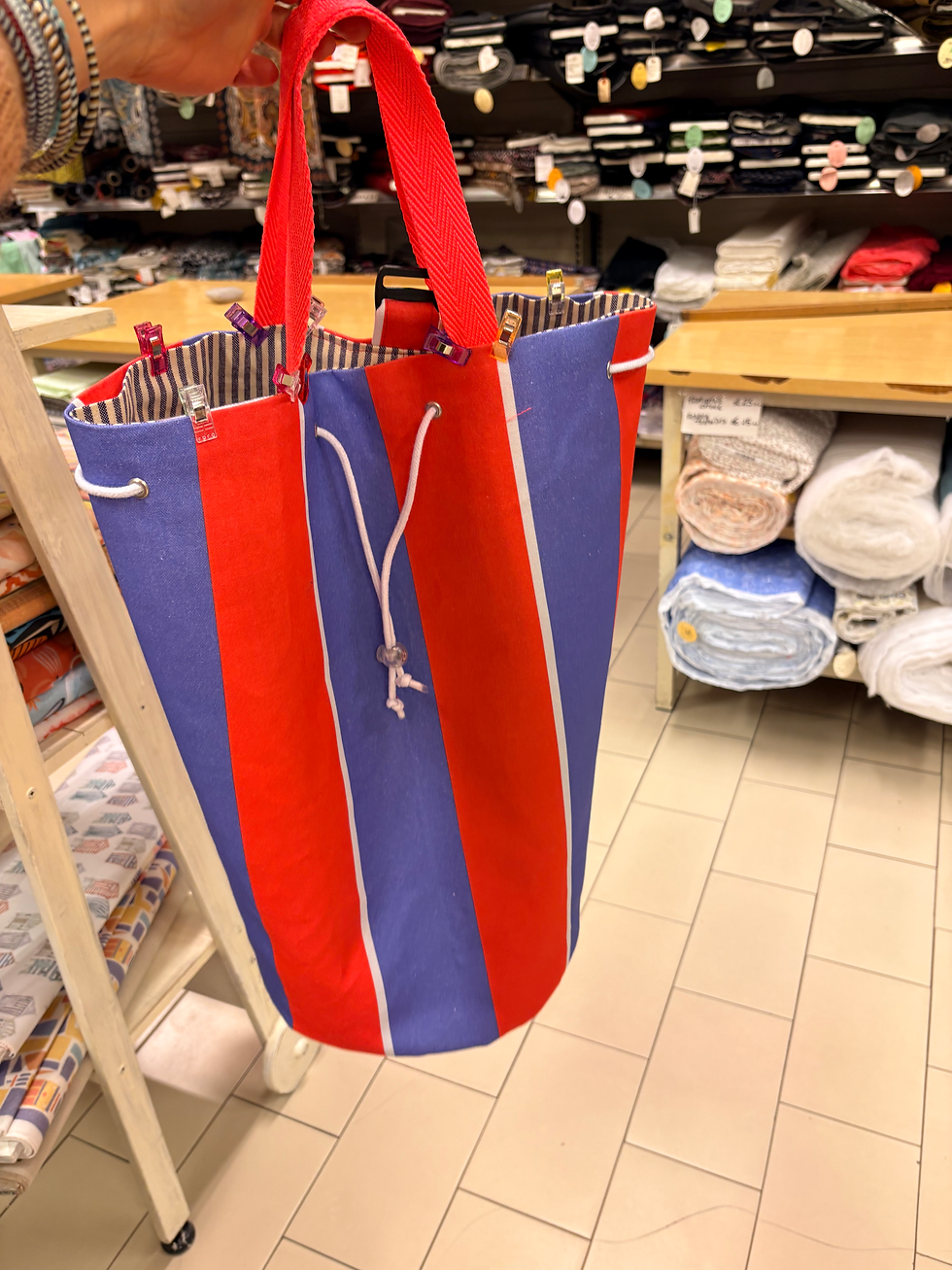 Miniatura: Canvas cotton 80OZ- Beach stripes