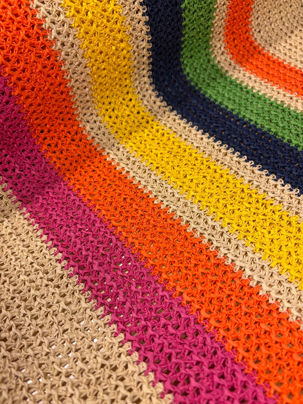 Miniatura: Paper Knit Raffia- Sarape