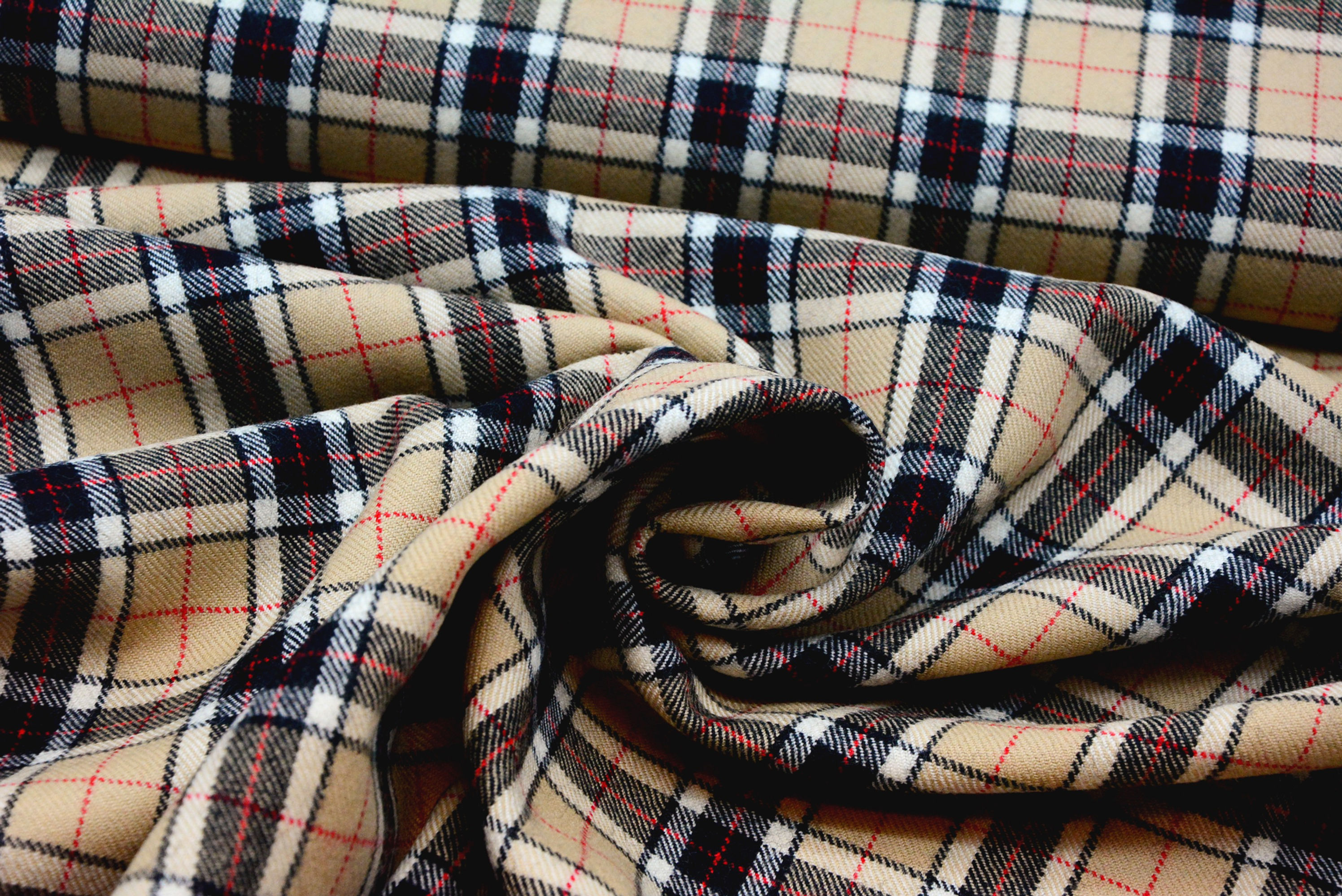 Tartan 100% lana- Stampa burberry