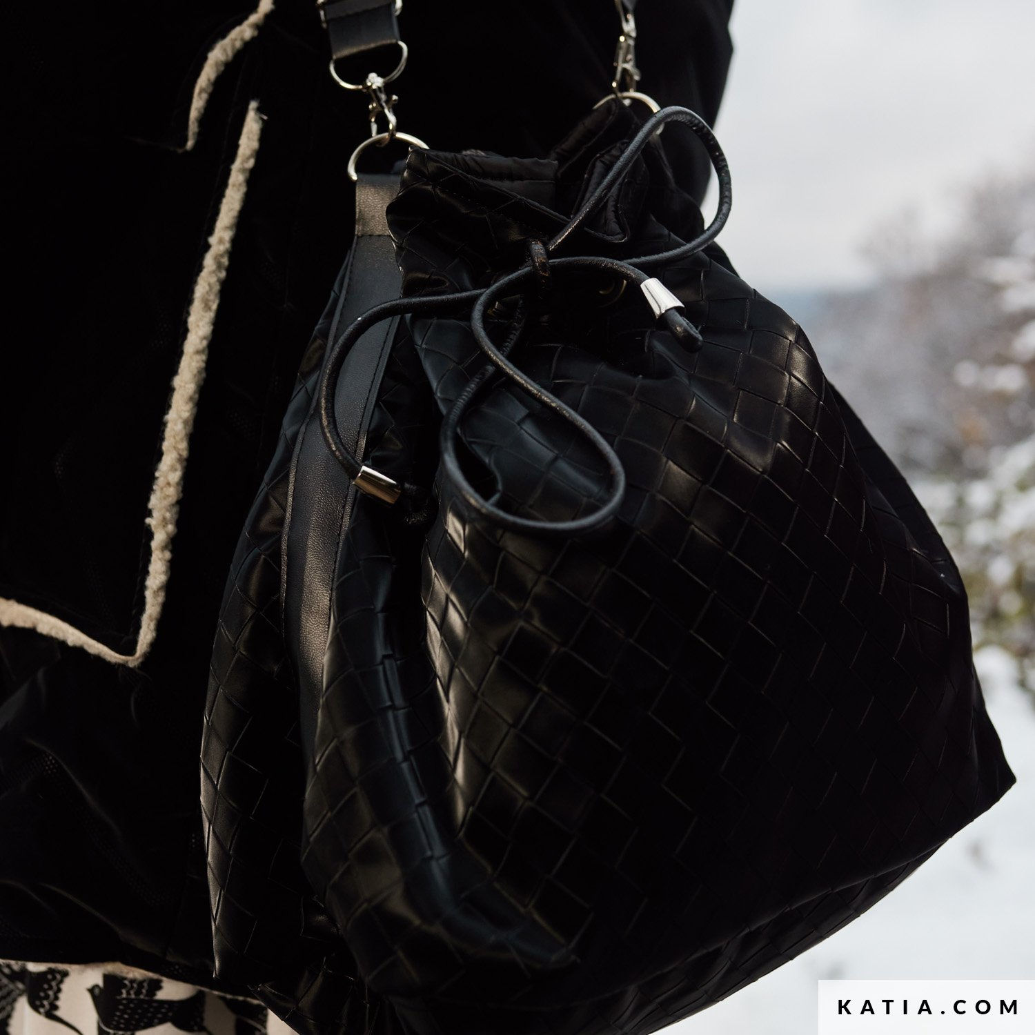 Ecopelle- Braided Black