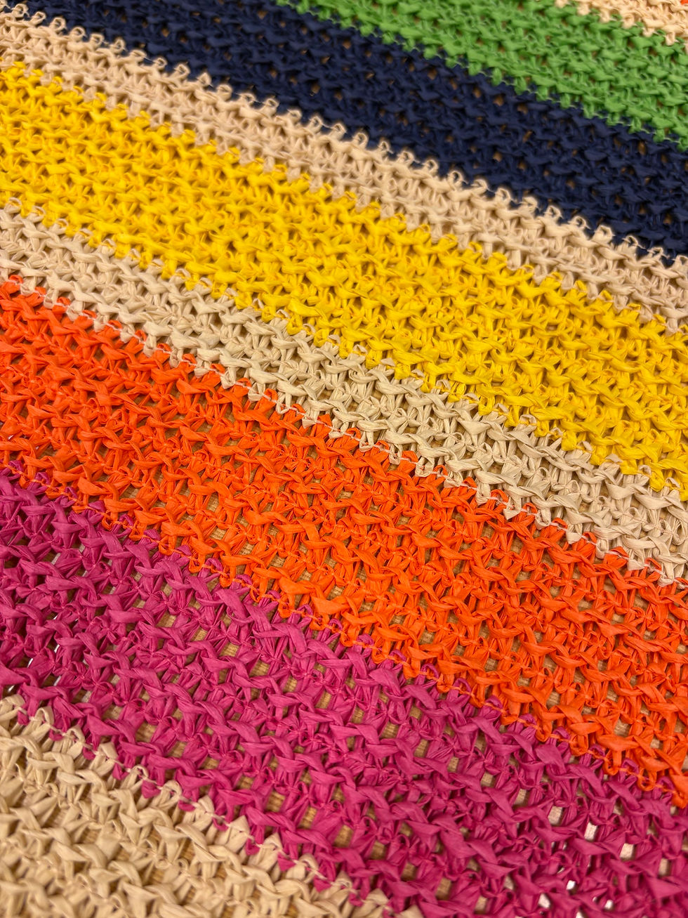 Miniatura: Paper Knit Raffia- Sarape