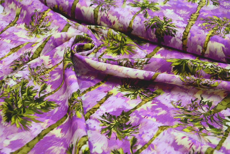 Viscosa- Palme ciclamino