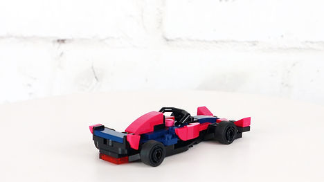 Ferrari F1 Car LEGO MOC Rear Quarter_edi