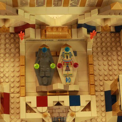 500 Piece LEGO MOC Pharaoh's Quest Egypt Temple RVB Brick Builds