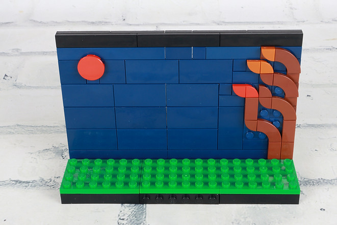 LEGO Postcard MOC Fall Background