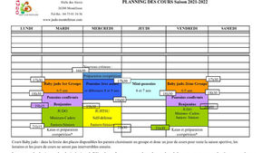 Reprise des cours de Judo Halle des sports des Alexis le Mardi 7 Septembre 2021 