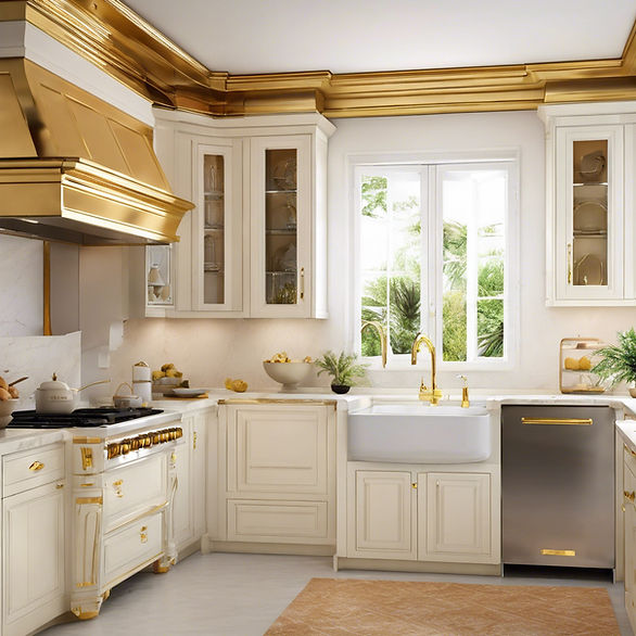 Kitchen with gold and white mediterrean.jpg