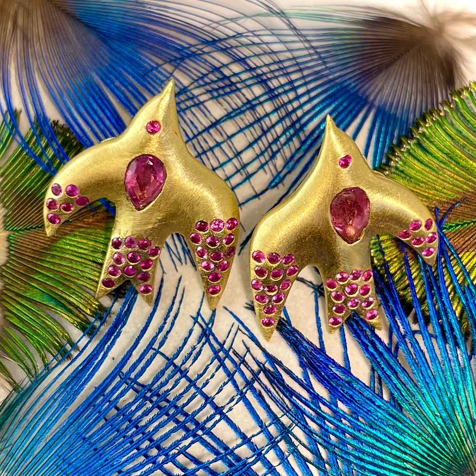 Miniature : Boucles d’oreilles corses oiseaux - Acellu