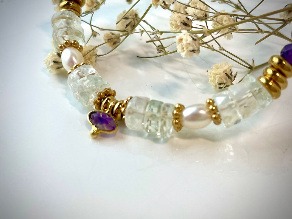 Miniature : Bracelet corse améthyste – ochju