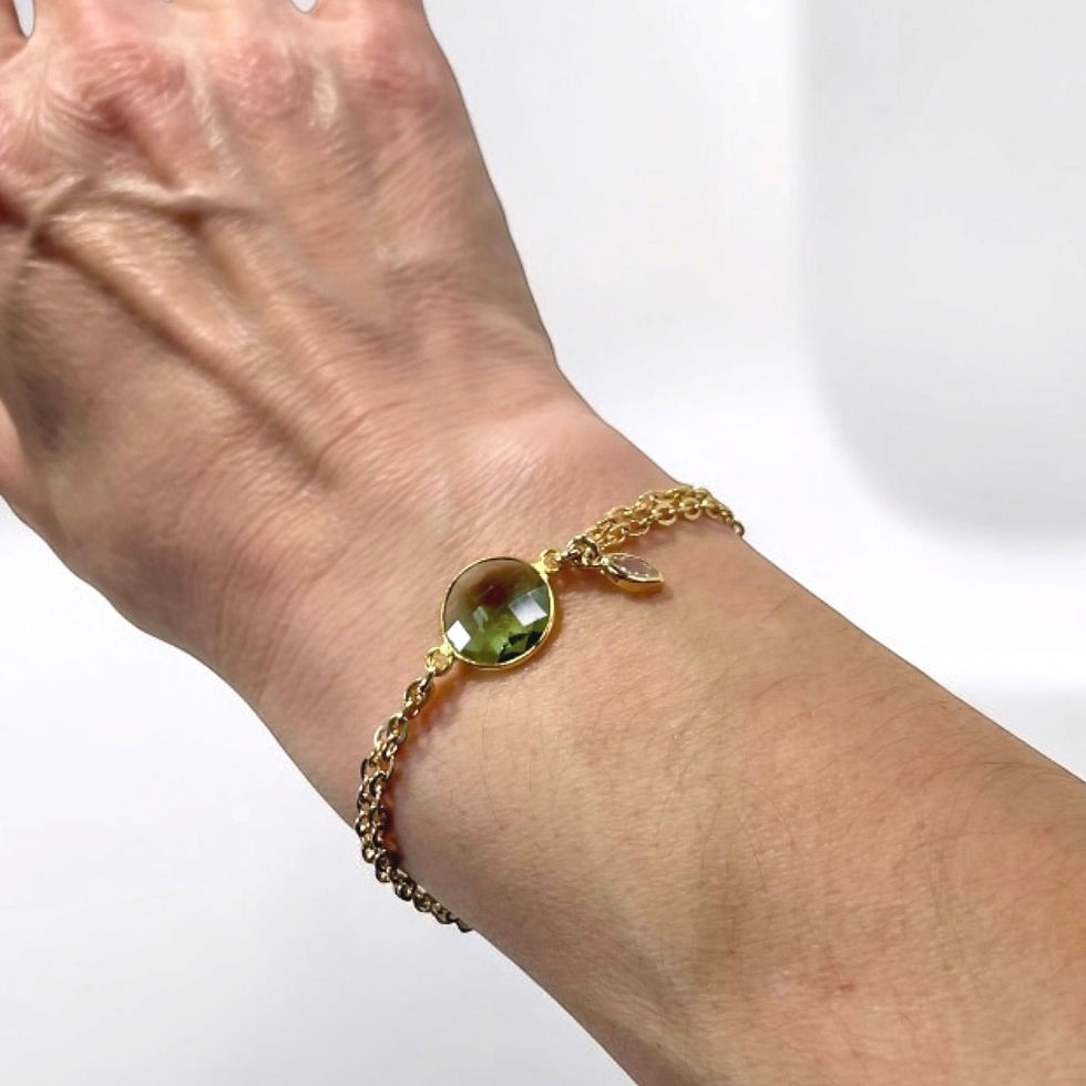 Miniature : Bracelet corse quartz vert – Primavera