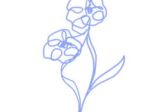 Figuur van bloem