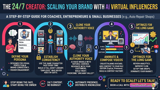 The 24/7 Creator: How AI Virtual Influencers Scale Your Brand Without the Burnout