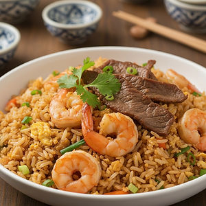 Khao Pad Nua Goong